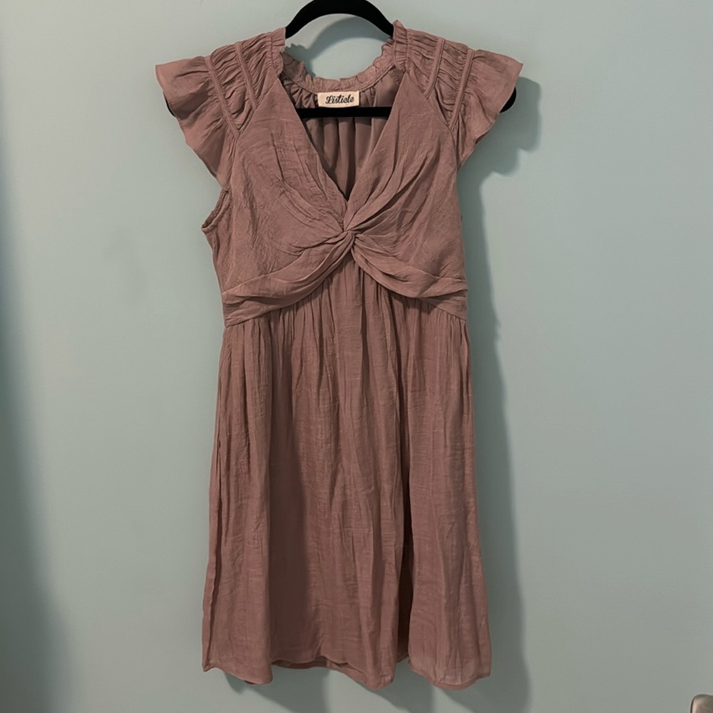 Listicle Boutique Mauve Dress Small NWOT